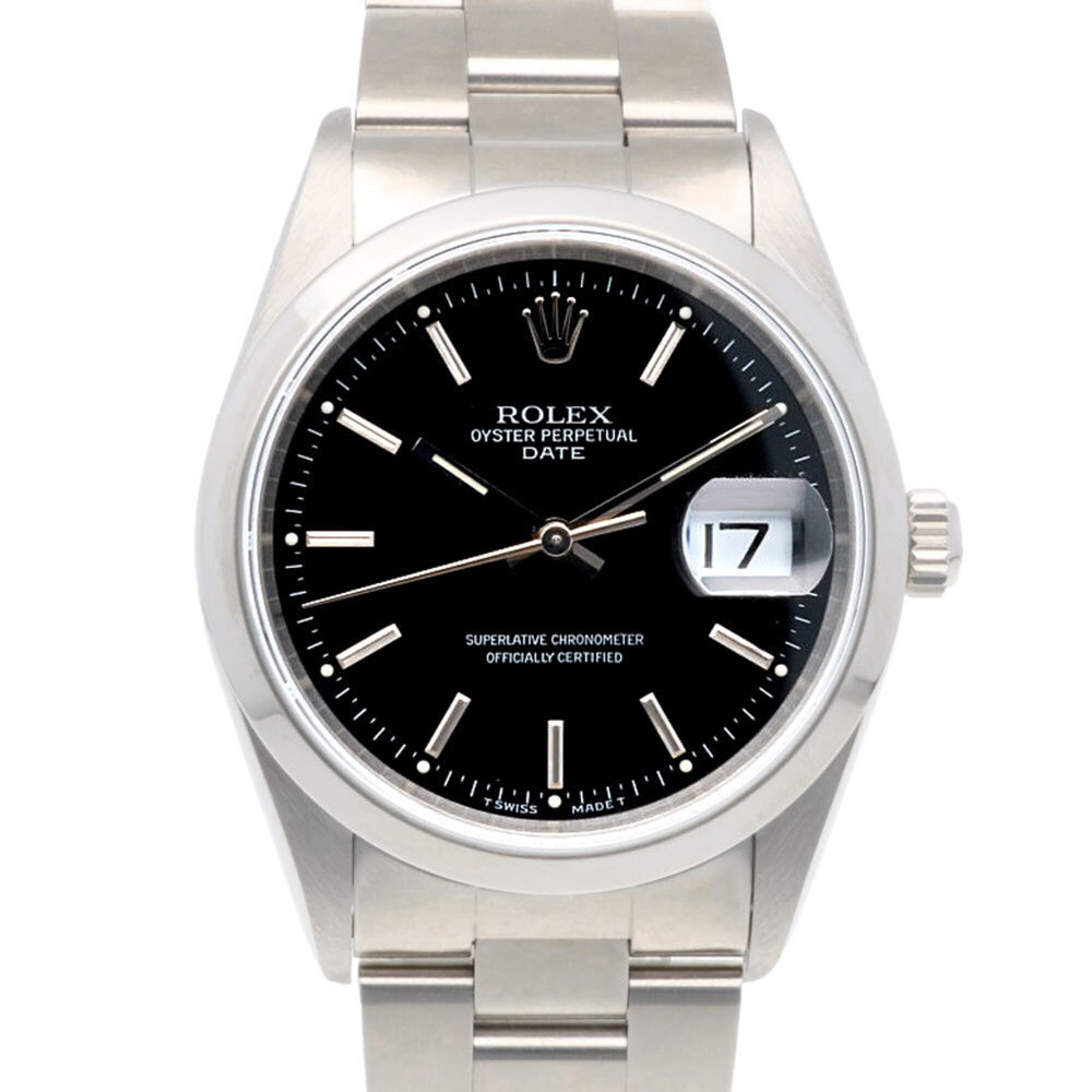 Rolex Date Oyster Perpetual Wristwatch, Stainless Steel, 15200, Automatic Win...